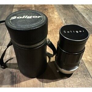 VINTAGE SOLIGOR 1:3.5 F=135MM MADE IN JAPAN With CASE & Lens CAPS